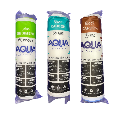 Bộ lõi 1-2-3 AQUA Cá · Lõi số 3 CTO